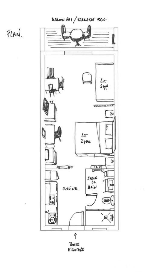 "Le Marina" Maison & Appartements Proche De La Mer Avec Piscine Sérignan Eksteriør billede