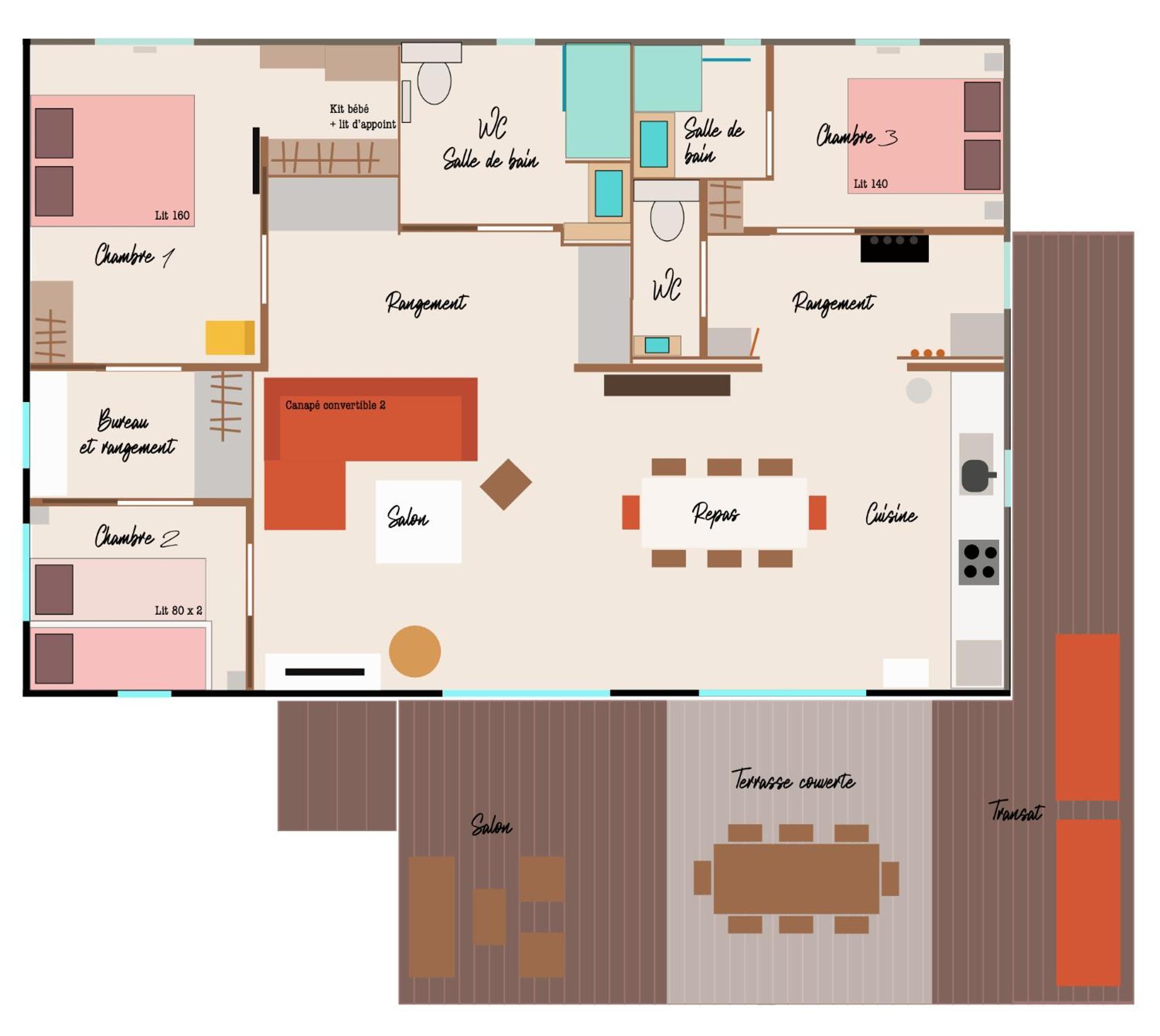 "Le Marina" Maison & Appartements Proche De La Mer Avec Piscine Sérignan Eksteriør billede